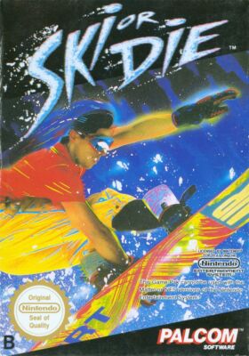 Ski or Die NES Game Game Nintendo Entertainment System US Module Version
