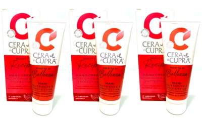 CICCARLLI CERA DI CUPRA Mani / Handcreme mit Bienenwachs 3 x 75ml