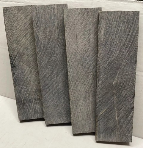 4 Buffalo Horn Scales 6x1.75x3/8 Knife Handles Grips Eye Frames Furniture Inlays - Picture 2 of 6
