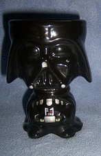 STAR WARS "DARTH VADER" black tumbler mug planter glossy ceramic pencil holder