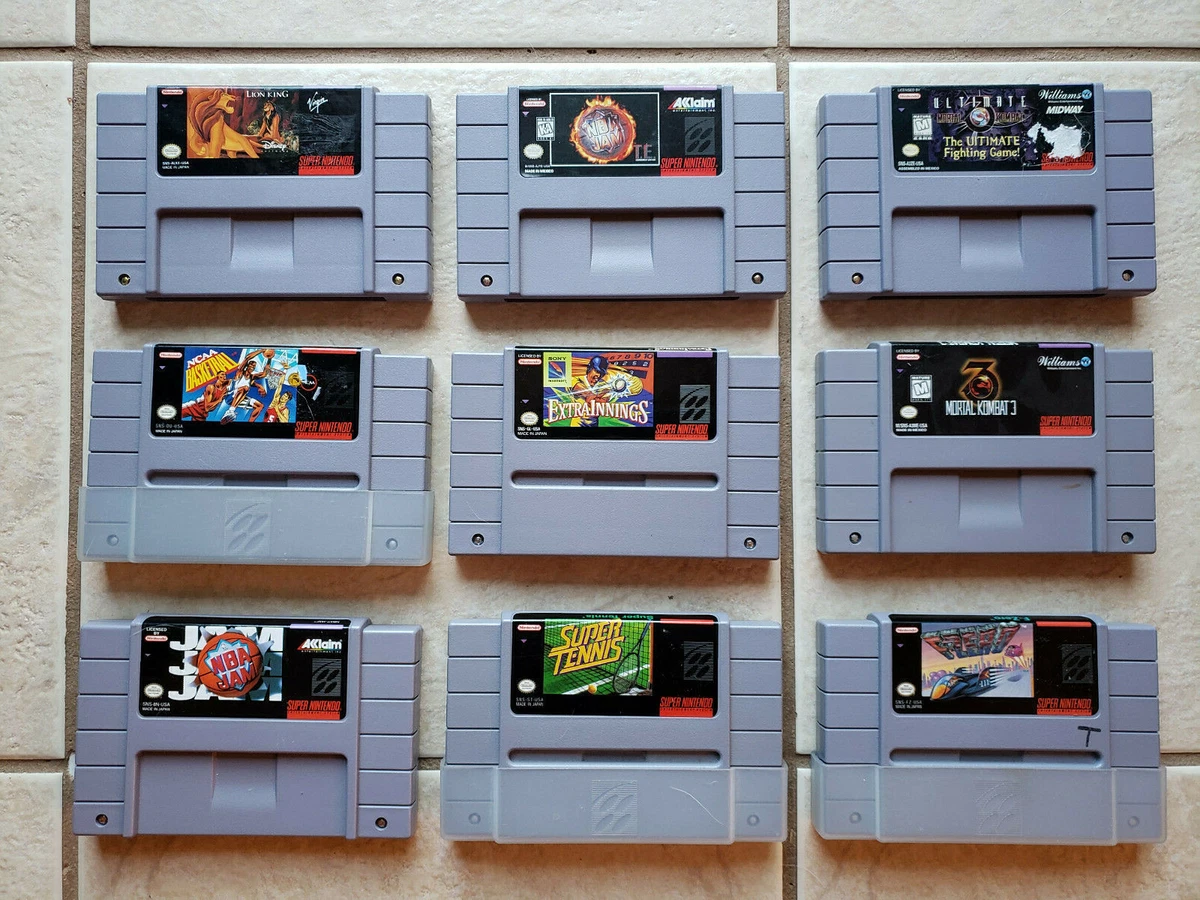 Used sale snes games