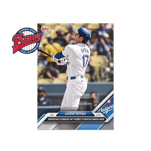 Shohei Ohtani 46th Home Run - 2024 MLB TOPPS NOW Card 665 In Hand