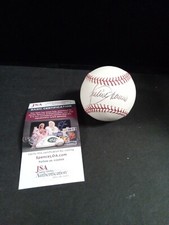 Julio Franco Signed ROML Baseball Autograph Atlanta Braves Mets JSA COA #