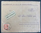 1924 Stuttgart Germany ZR 3 Zeppelin Airmail Cover to Philadelphia PA USA — photo 1
