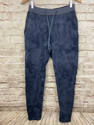 Lululemon Textured Tech Jogger Pants Mens S Diamond Dye Blue