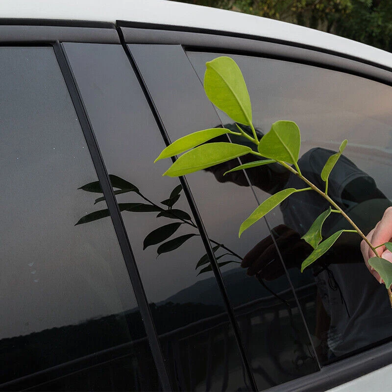 8pcs Gloss Black Pillar Posts Door Trim Fit For Lincoln MKX/Ford Edge 2007-2014 — 第 3/4 张图片