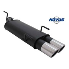 Novus N Stahl Sport Auspuff Endschalldämpfer 2x90 rund SR Opel Vectra B inkl 16V