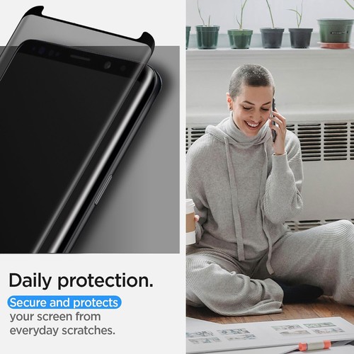 Protector de Pantalla de Privacidad Anti-Espía Negro Vidrio Templado para Samsung Galaxy Note 9 - Imagen 10 de 17