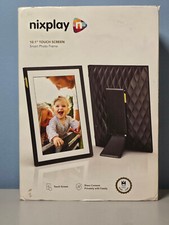 Nixplay Wi-Fi Digital Photo Frame 10.1" Touch Smart Screen LCD Black