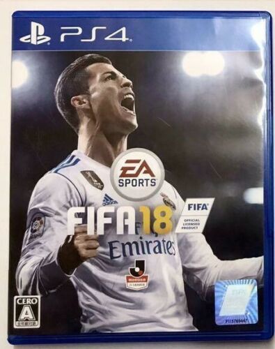 PS4 FIFA 18 Soccer Game JAPAN import Near Mint - Picture 1 of 3