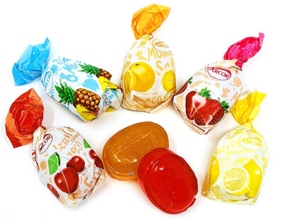 SweetGourmet Arcor Fruit Filled Assorted Bon Bon Hard Candy, 5Lb- FREE SHIPPING