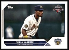 2023 Topps Pro Debut Willy Vasquez #PD-41 Charleston Riverdogs