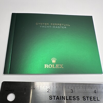 Rolex Oyster Perpetual Yacht Master Yacht-Master Booklet Manual 2019 SPANISH