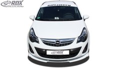RDX Spoilerlippe für Opel Corsa D Facelift AB Bj. 10 Ansatz Schwert Front Lippe