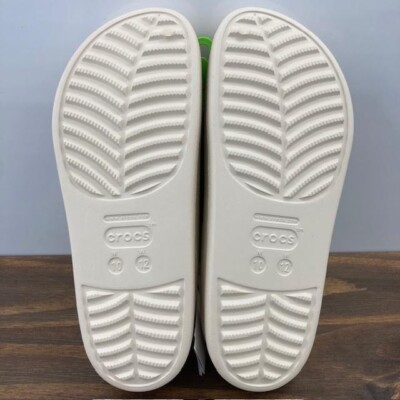Crocs Dylan Clog Stucco Ivory Off White Unisex Slip On Sandals