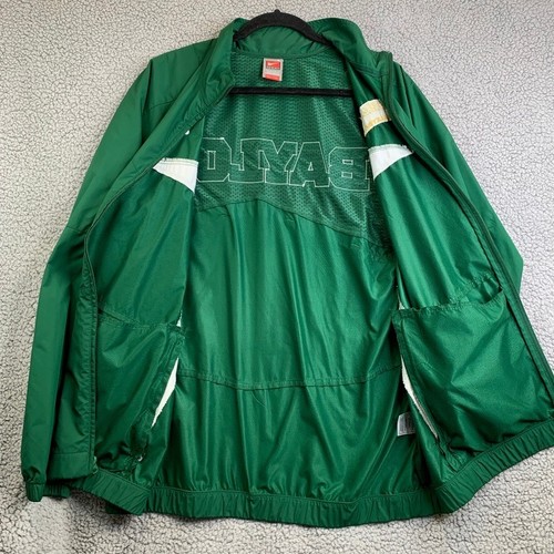 Vintage Nike Team Baylor Jacket Mens Large Green Nike Fit Storm Football - Picture 8 of 16