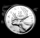 1964 25¢ silver proof like coin from set in mint cellophane UNC