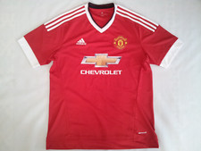 ADIDAS CLIMACOOL MANCHESTER UNITED AUTHENTIC SOCCER JERSEY IN SIZE L