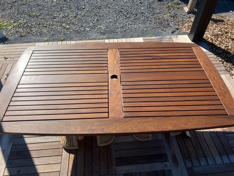 "Настольный столик Jensen Outdoor Belmont Ipe 42 3/4 ""x 74""" - Изображение 3 из 4