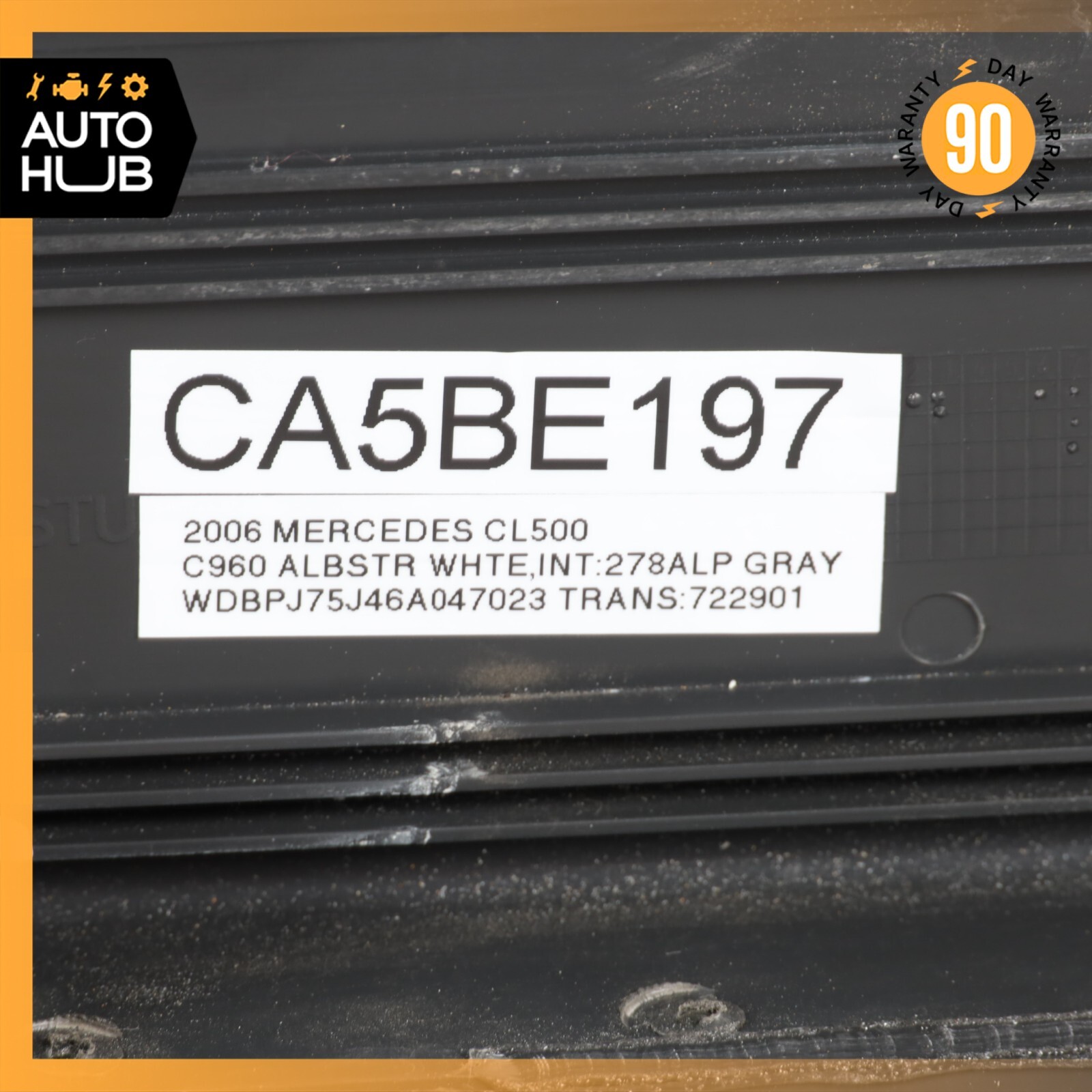 03-06 Mercedes W215 CL500 Door Step Sill Illuminated Right & Left Set Brabus
