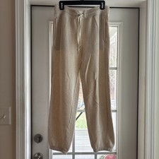 Aerie Women  s Cream Sweatpants Size Small