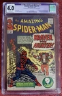 Rare “Amazing Spider-Man” #15 Marvel 8/1964 SILVER 1st App Kraven CGC 4.0 Rest