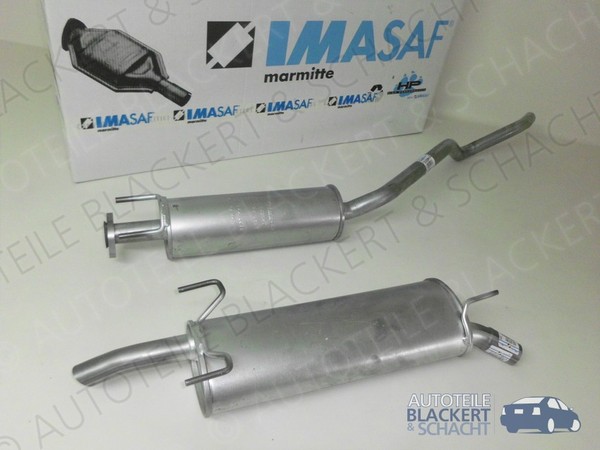Imasaf Auspuffset Ab Kat für Opel Astra F Caravan 1.4 + 1.6 1996-1998| MSD + ESD-image
