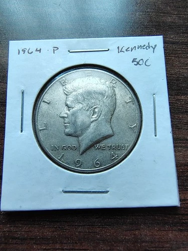 1964 P Kennedy Half Dollar - VF, Good Shape, Nice Color