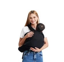 Baby Wrap Carrier - All in 1 Original Baby Carrier Newborn to Toddler Sling, Eas
