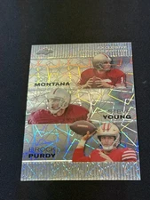 Montana Young Purdy 2024 LEAF Metal Trios Silver /25 RC 49ers