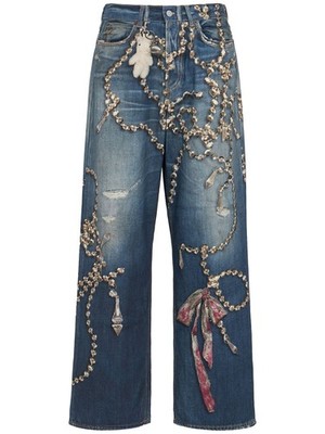 ACNE STUDIOS 1981 U Tio Blue Denim Jeans New & Authentic