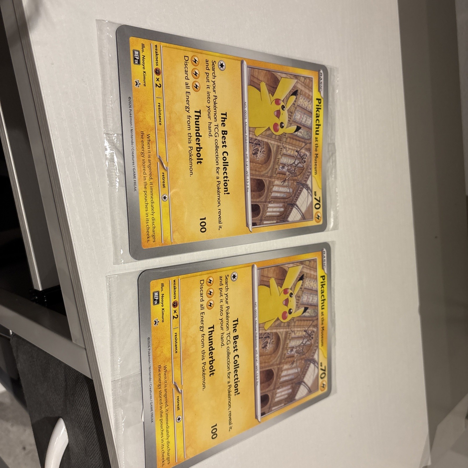 Pikachu at the Museum Jumbo Card X2 Sealed