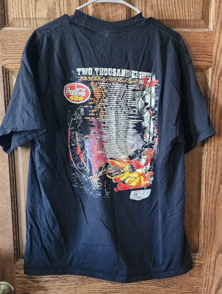 Camiseta De Colección 2008 Nascar Coca Cola 600 Sprint Cup Series Talla XL Foto 4 de 4