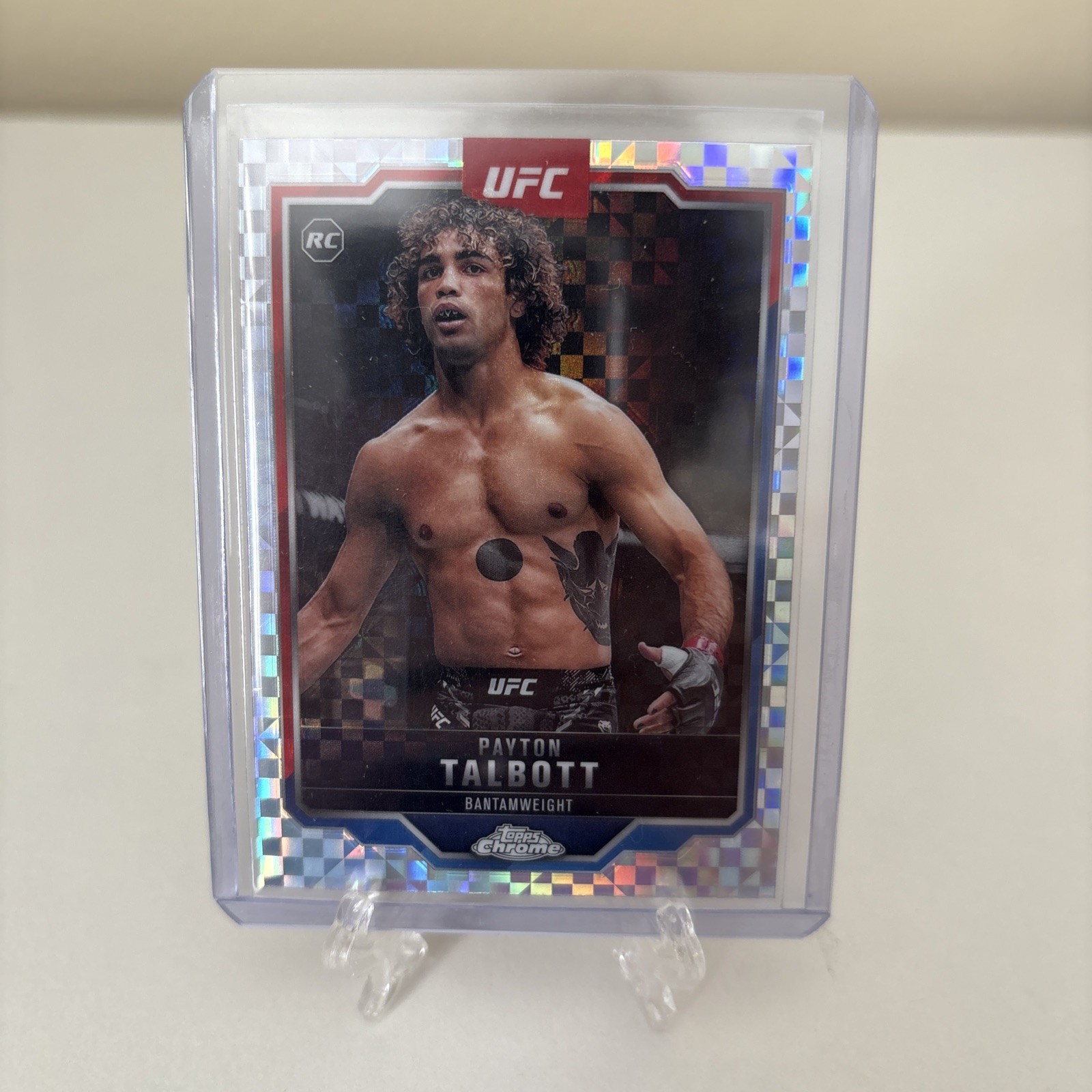 2025 Topps Chrome UFC Payton Talbott #141 X-Fractor (RC) 🔥