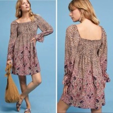 Anthropologie Maeve Print Milou Dress XS