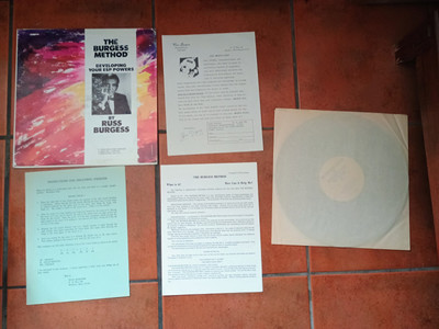 The Russ Burgess Method ESP POWERS Autographed Signed EX Vinyl LP w INSERTS 