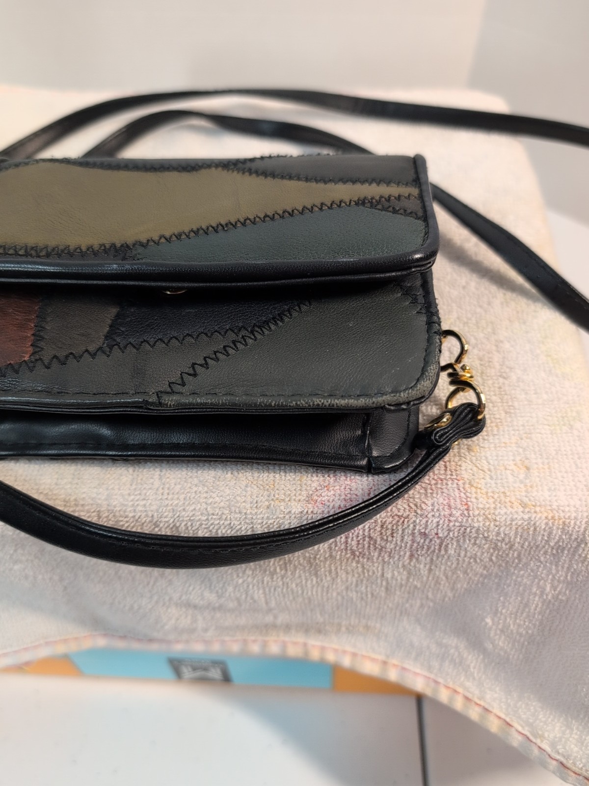 Gitano Accessories Mini Patchwork Leather Cross B… - image 3