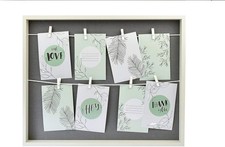 Image of accent by nielsen Collage Picture Frame, Washed White, to fit 8 x 9x13cm Postca