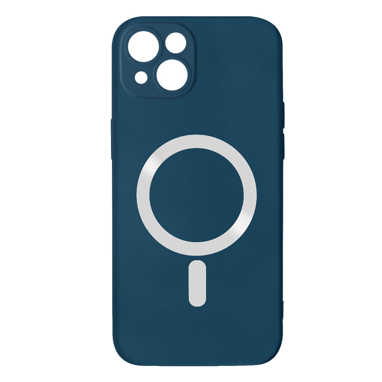 Protection iPhone 14 Plus bleu avio coque ajustée douce amovible