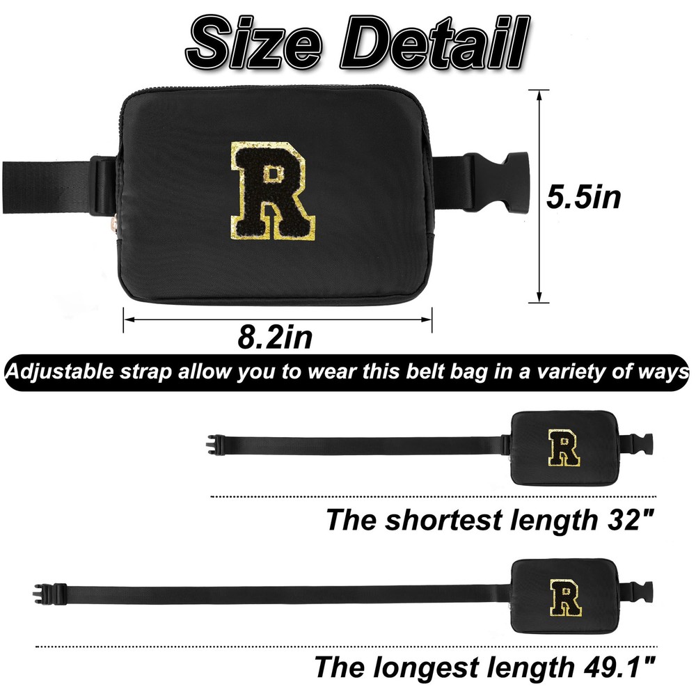 Stylish Adjustable Mini Waist Pack for Women and Girls - Personalized Belt Bag