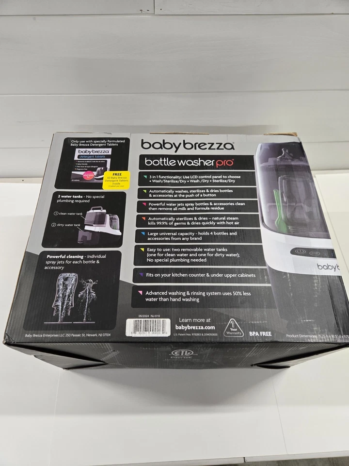 Baby Brezza Biberón Lavadora Pro - Lavadora Biberón, Esterilizador + Secadora - Todo... Foto 2 de 3