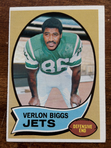 Verlon Biggs #3 1970 Topps card