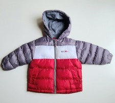 Weather Tamer Boys Size 4 Small Winter Puffer Coat Hooded Insulated