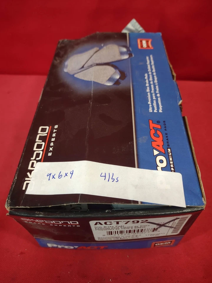 Pastillas de freno Akebono ACT792 Select 1999-2007 Chevrolet Silverado GMC Sierra MFR EE. UU. Foto 4 de 4