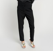 Moschino Couture Classic Trousers Chino Womens Dress Pants Black Size 40 UK8 US6