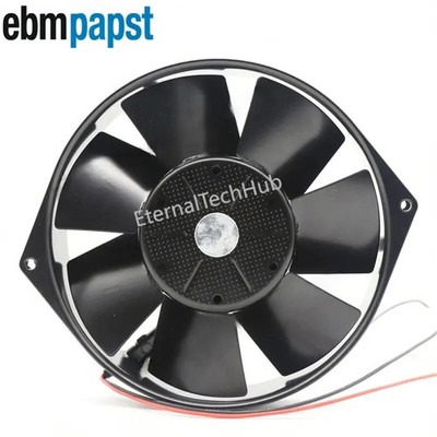 Ebmpapst 7114NU Axial Fan 24VDC 0.5A 12W IP68 2-Wire Cabinet Cooling Fan