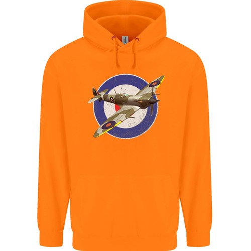 Spitfire MOD RAF WWII Fighter Plane British Childrens Kids Hoodie - Picture 16 of 39
