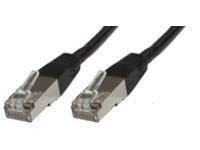 MicroConnect B-FTP510S 10m Cat5e F/UTP Network Cable – Black, RJ-45, 1000 Mbit/s