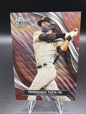 Fernando Tatis Jr. 2024 Topps Chrome Black #79 Rose Gold Wave Refractor /15 SSP
