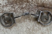 Western Stainless Steel 5  Dogbone Style Mouth Bit Dee Ring Design Horse Tack